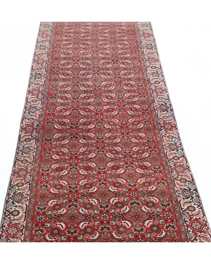 Bijar 2' 6" X 9' 2" Hand Knotted Wool Rug 2' 6" X 9' 2" (76 X 280) / Red / Wool