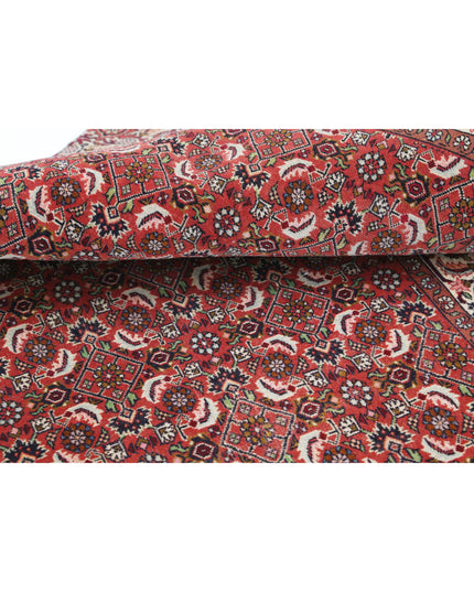 Bijar 2' 6" X 9' 2" Hand Knotted Wool Rug 2' 6" X 9' 2" (76 X 280) / Red / Wool