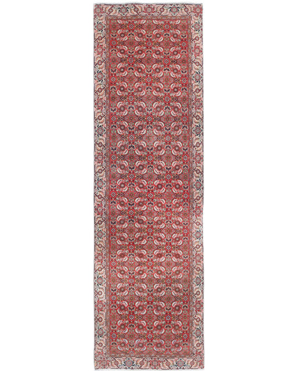 Bijar 2' 6" X 9' 2" Hand Knotted Wool Rug 2' 6" X 9' 2" (76 X 280) / Red / Wool