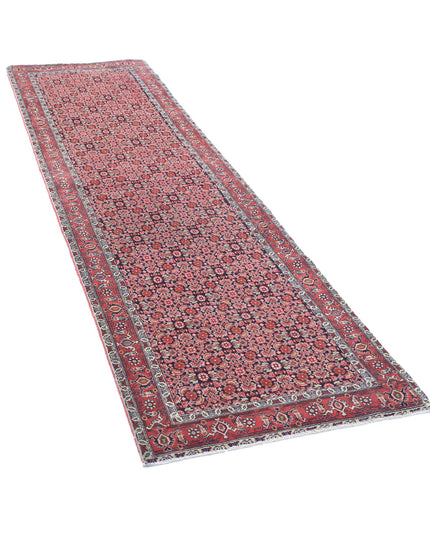 Bijar 2' 8" X 9' 2" Hand Knotted Wool Rug 2' 8" X 9' 2" (81 X 280) / Blue / Wool