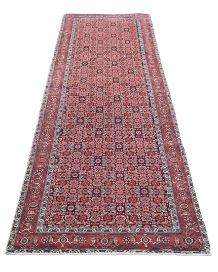 Bijar 2' 8" X 9' 2" Hand Knotted Wool Rug 2' 8" X 9' 2" (81 X 280) / Blue / Wool