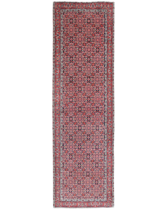 Bijar 2' 8" X 9' 2" Hand Knotted Wool Rug 2' 8" X 9' 2" (81 X 280) / Blue / Wool