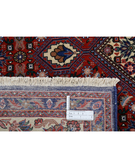 Bijar 6' 8" X 9' 11" Hand Knotted Wool Rug 6' 8" X 9' 11" (203 X 302) / Red / Wool