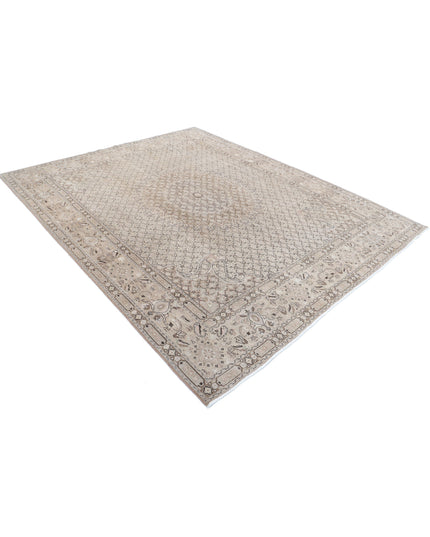 Bijar 7' 9" X 9' 7" Hand Knotted Wool Rug 7' 9" X 9' 7" (236 X 292) / Taupe / Wool