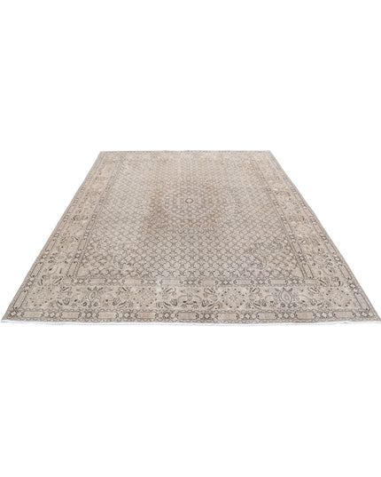 Bijar 7' 9" X 9' 7" Hand Knotted Wool Rug 7' 9" X 9' 7" (236 X 292) / Taupe / Wool