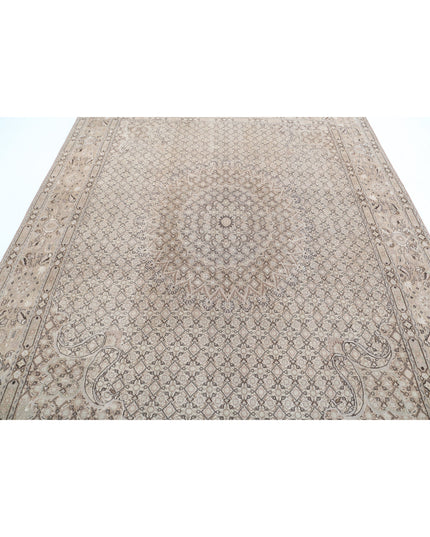 Bijar 7' 9" X 9' 7" Hand Knotted Wool Rug 7' 9" X 9' 7" (236 X 292) / Taupe / Wool