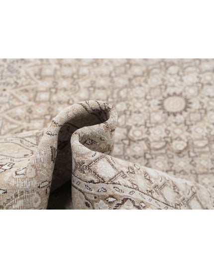 Bijar 7' 9" X 9' 7" Hand Knotted Wool Rug 7' 9" X 9' 7" (236 X 292) / Taupe / Wool