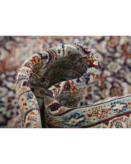 Bijar 9' 8" X 12' 10" Hand Knotted Wool Rug 9' 8" X 12' 10" (295 X 391) / Blue / Wool