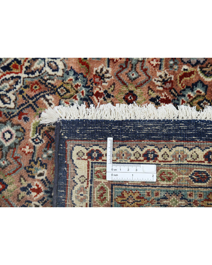 Bijar 9' 8" X 12' 10" Hand Knotted Wool Rug 9' 8" X 12' 10" (295 X 391) / Blue / Wool