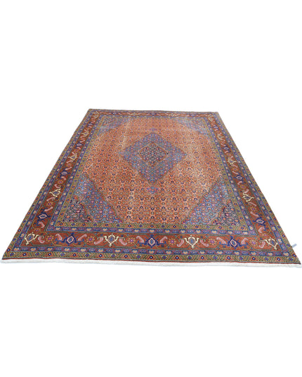 Bijar 6' 8" X 9' 9" Hand Knotted Wool Rug 6' 8" X 9' 9" (203 X 297) / Rust / Wool