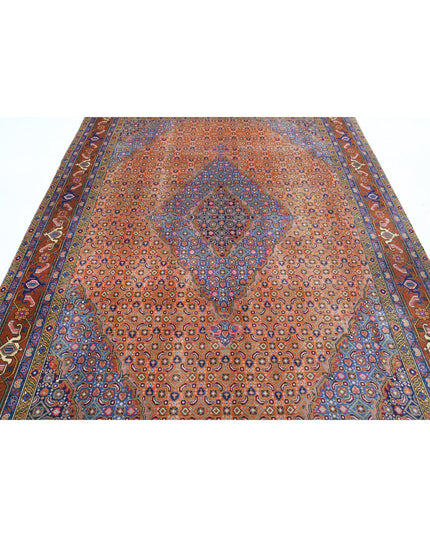 Bijar 6' 8" X 9' 9" Hand Knotted Wool Rug 6' 8" X 9' 9" (203 X 297) / Rust / Wool