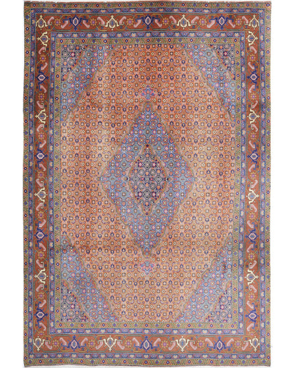 Bijar 6' 8" X 9' 9" Hand Knotted Wool Rug 6' 8" X 9' 9" (203 X 297) / Rust / Wool