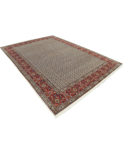 Bijar 7' 11" X 11' 0" Hand Knotted Wool Rug 7' 11" X 11' 0" (241 X 335) / Ivory / Wool