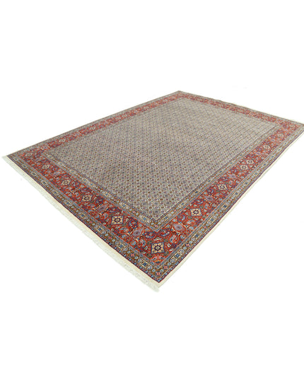 Bijar 7' 11" X 11' 0" Hand Knotted Wool Rug 7' 11" X 11' 0" (241 X 335) / Ivory / Wool