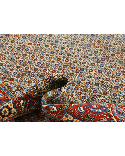 Bijar 7' 11" X 11' 0" Hand Knotted Wool Rug 7' 11" X 11' 0" (241 X 335) / Ivory / Wool