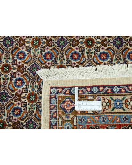 Bijar 7' 11" X 11' 0" Hand Knotted Wool Rug 7' 11" X 11' 0" (241 X 335) / Ivory / Wool
