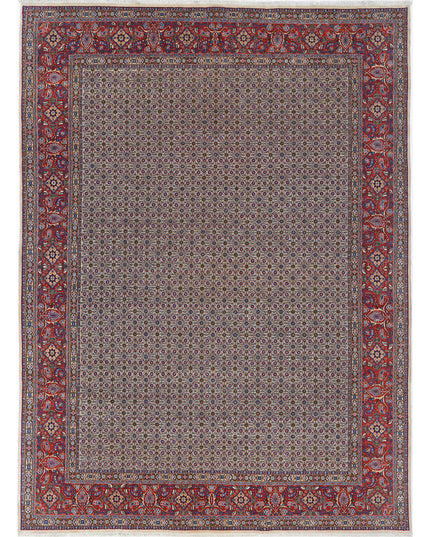 Bijar 7' 11" X 11' 0" Hand Knotted Wool Rug 7' 11" X 11' 0" (241 X 335) / Ivory / Wool