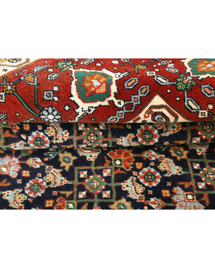 Bijar 9' 11" X 13' 4" Hand Knotted Wool Rug 9' 11" X 13' 4" (302 X 406) / Blue / Wool