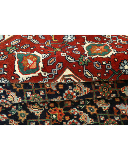 Bijar 9' 11" X 13' 4" Hand Knotted Wool Rug 9' 11" X 13' 4" (302 X 406) / Blue / Wool