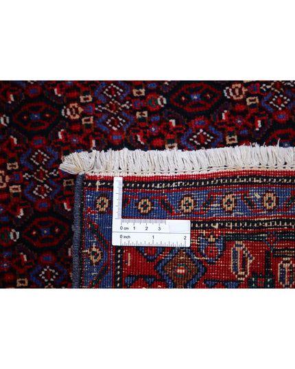 Bijar 6' 8" X 10' 11" Hand Knotted Wool Rug 6' 8" X 10' 11" (203 X 333) / Blue / Wool