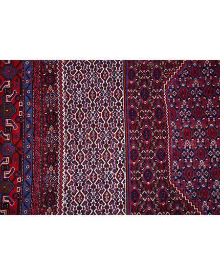 Bijar 6' 8" X 10' 11" Hand Knotted Wool Rug 6' 8" X 10' 11" (203 X 333) / Blue / Wool