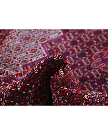 Bijar 6' 8" X 10' 11" Hand Knotted Wool Rug 6' 8" X 10' 11" (203 X 333) / Blue / Wool