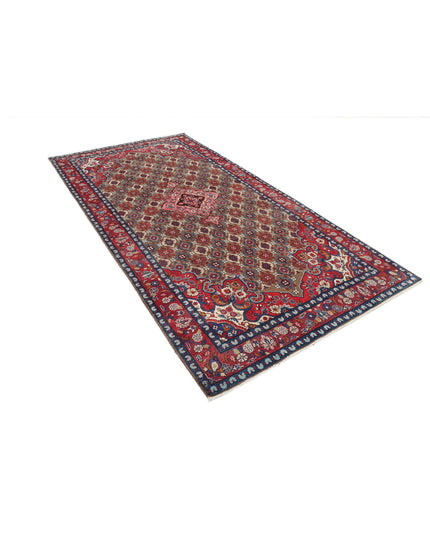 Bijar 5' 1" X 10' 2" Hand Knotted Wool Rug 5' 1" X 10' 2" (155 X 310) / Taupe / Wool