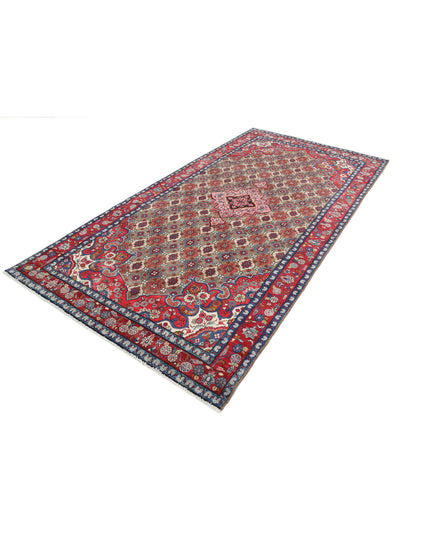 Bijar 5' 1" X 10' 2" Hand Knotted Wool Rug 5' 1" X 10' 2" (155 X 310) / Taupe / Wool