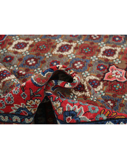 Bijar 5' 1" X 10' 2" Hand Knotted Wool Rug 5' 1" X 10' 2" (155 X 310) / Taupe / Wool