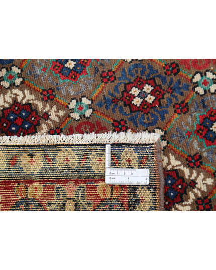 Bijar 5' 1" X 10' 2" Hand Knotted Wool Rug 5' 1" X 10' 2" (155 X 310) / Taupe / Wool