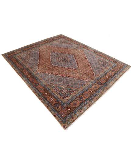 Bijar 6' 4" X 7' 9" Hand Knotted Wool Rug 6' 4" X 7' 9" (193 X 236) / Brown / Wool