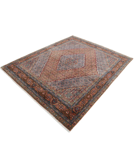 Bijar 6' 4" X 7' 9" Hand Knotted Wool Rug 6' 4" X 7' 9" (193 X 236) / Brown / Wool