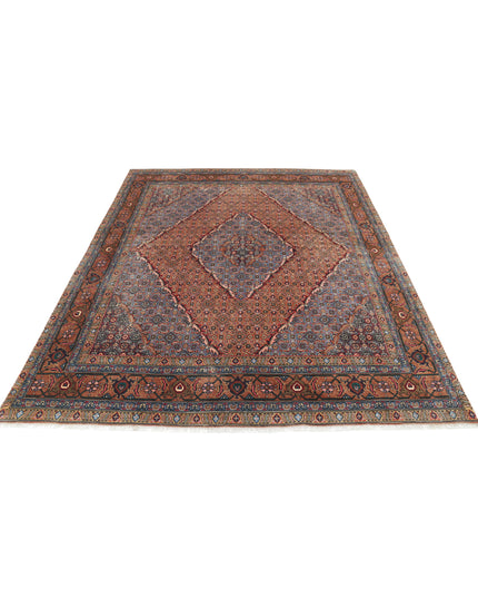 Bijar 6' 4" X 7' 9" Hand Knotted Wool Rug 6' 4" X 7' 9" (193 X 236) / Brown / Wool