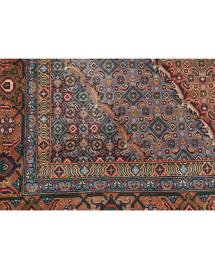 Bijar 6' 4" X 7' 9" Hand Knotted Wool Rug 6' 4" X 7' 9" (193 X 236) / Brown / Wool