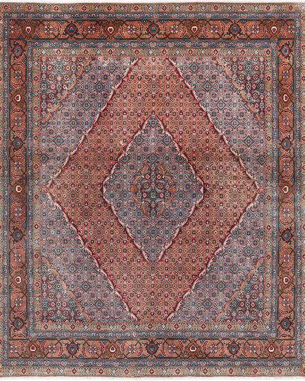 Bijar 6' 4" X 7' 9" Hand Knotted Wool Rug 6' 4" X 7' 9" (193 X 236) / Brown / Wool