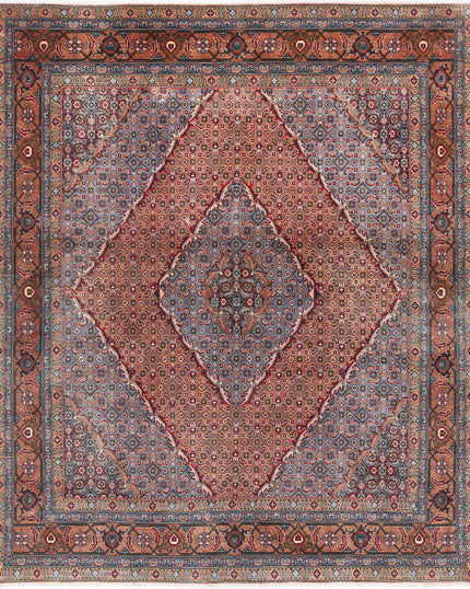 Bijar 6' 4" X 7' 9" Hand Knotted Wool Rug 6' 4" X 7' 9" (193 X 236) / Brown / Wool