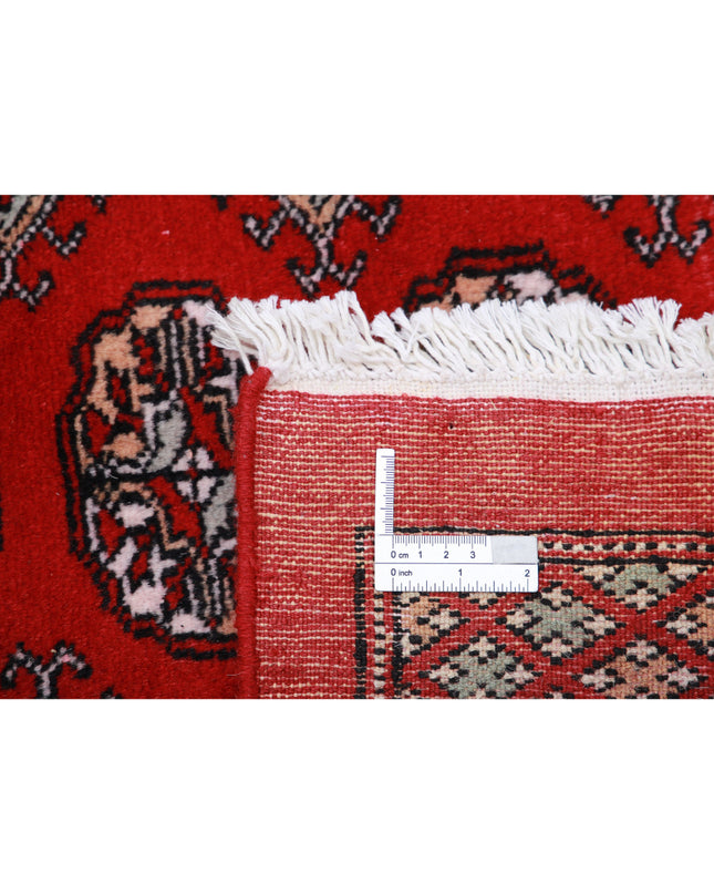 Bokhara 10' 1" X 14' 3" Hand Knotted Wool Rug 10' 1" X 14' 3" (307 X 434) / Red / Wool