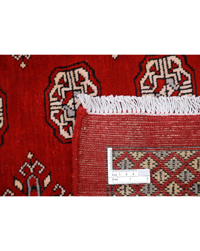 Bokhara 8' 2" X 10' 7" Hand Knotted Wool Rug 8' 2" X 10' 7" (249 X 322) / Red / Wool