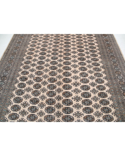 Bokhara 7' 10" X 10' 2" Hand Knotted Wool Rug 7' 10" X 10' 2" (239 X 310) / Ivory / Wool