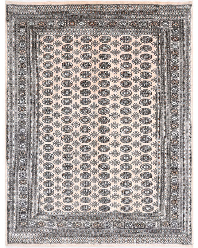 Bokhara 7' 10" X 10' 2" Hand Knotted Wool Rug 7' 10" X 10' 2" (239 X 310) / Ivory / Wool