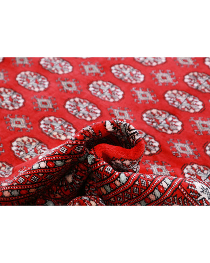 Bokhara 10' 2" X 14' 5" Hand Knotted Wool Rug 10' 2" X 14' 5" (310 X 440) / Red / Wool