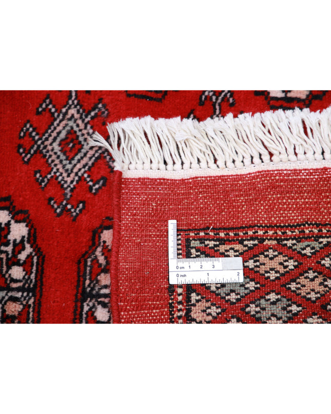 Bokhara 10' 2" X 14' 5" Hand Knotted Wool Rug 10' 2" X 14' 5" (310 X 440) / Red / Wool