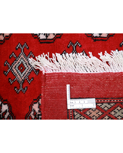 Bokhara 10' 2" X 13' 5" Hand Knotted Wool Rug 10' 2" X 13' 5" (310 X 409) / Red / Wool