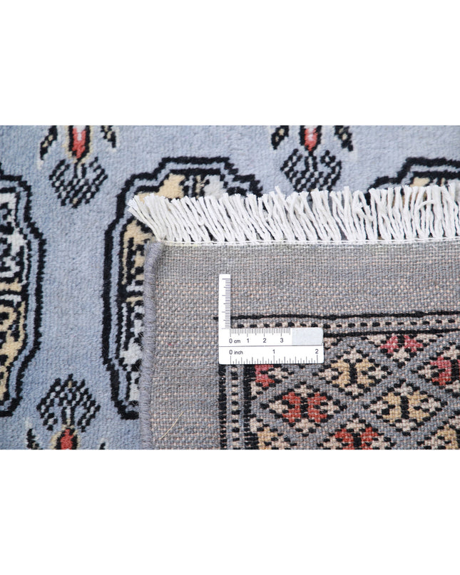 Bokhara 9' 0" X 12' 2" Hand Knotted Wool Rug 9' 0" X 12' 2" (274 X 371) / Grey / Wool