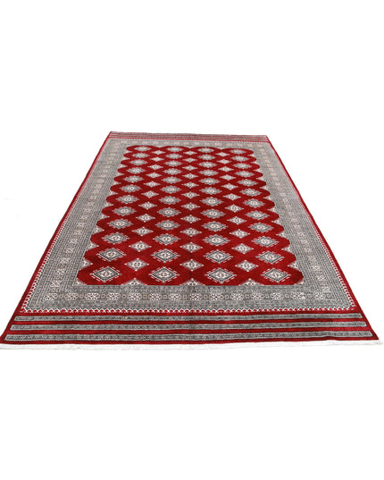 Bokhara 6' 5" X 9' 9" Hand Knotted Wool Rug 6' 5" X 9' 9" (196 X 297) / Red / Wool