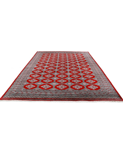 Bokhara 8' 11" X 11' 7" Hand Knotted Wool Rug 8' 11" X 11' 7" (272 X 353) / Red / Wool