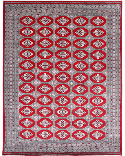 Bokhara 8' 11" X 11' 7" Hand Knotted Wool Rug 8' 11" X 11' 7" (272 X 353) / Red / Wool