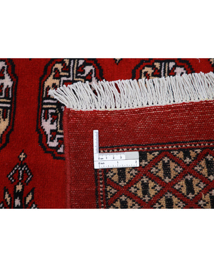 Bokhara 8' 2" X 10' 0" Hand Knotted Wool Rug 8' 2" X 10' 0" (249 X 305) / Red / Wool