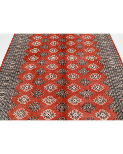 Bokhara 6' 6" X 10' 0" Hand Knotted Wool Rug 6' 6" X 10' 0" (198 X 305) / Rust / Wool