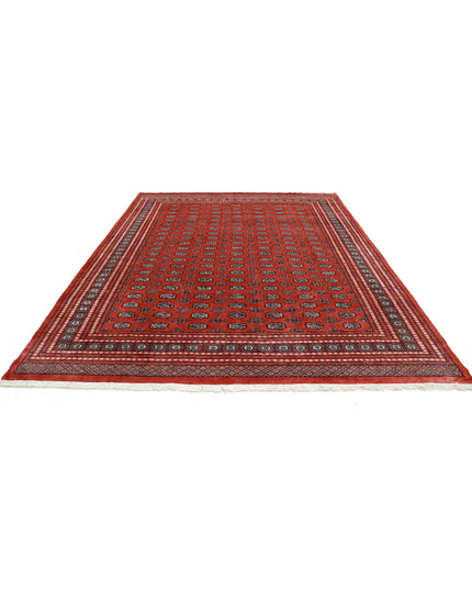 Bokhara 8' 11" X 11' 5" Hand Knotted Wool Rug 8' 11" X 11' 5" (272 X 348) / Orange / Wool